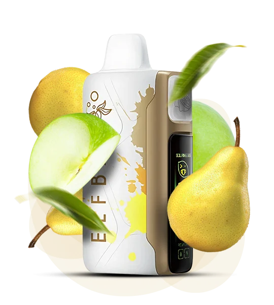 ElfBar_SourKing_30000_SourApplePear Одноразка Elf Bar Sour King 30000 Кисле яблуко Груша