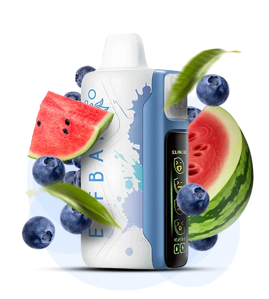 ElfBar_SourKing_30000_SourBlueberryWatermelon Одноразка Elf Bar Sour King 30000 Кисла чорниця Кавун