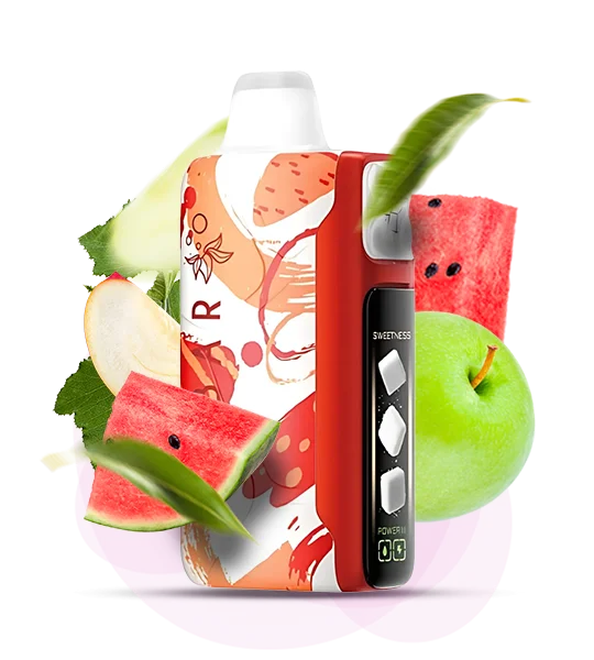 Elfbar_SweetKing_30000_AppleWatermelon Одноразка Elf Bar Sweet King 30000 Кавун Яблуко