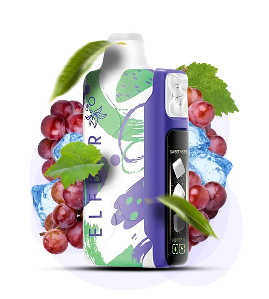 Elfbar_SweetKing_30000_GrapeIce Одноразка Elf Bar Sweet King 30000 Виноград з льодом