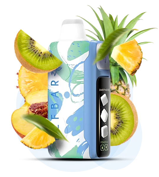 Elfbar_SweetKing_30000_KiwiPineapplePeach Одноразка Elf Bar Sweet King 30000 Ківі Ананас Персик