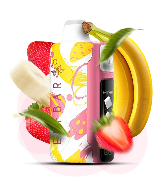 Elfbar_SweetKing_30000_StrawberryBanana Одноразка Elf Bar Sweet King 30000 Полуниця Банан