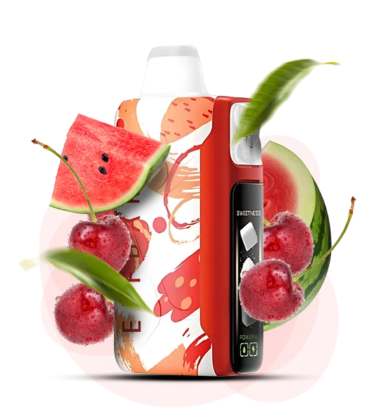 Elfbar_SweetKing_30000_WatermelonCherry Одноразка Elf Bar Sweet King 30000 Кавун Вишня
