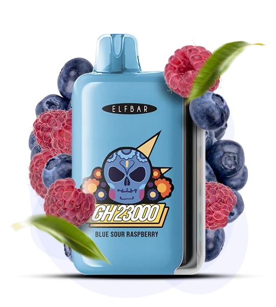 Elfbar_GH23000_BlueSourRaspberry Одноразка Elf Bar GH 23000 Чорниця Кисла Малина