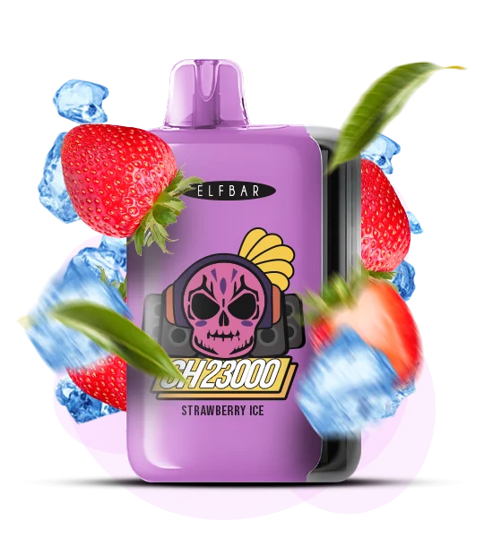 Elfbar_GH23000_Strawberry Ice Одноразка Elf Bar GH 23000 Полуниця з льодом