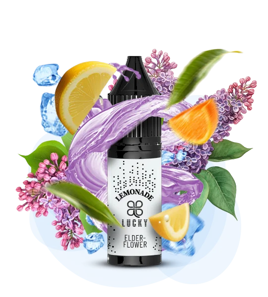 Lucky_liquid_15ml_ElderFlowersLemonade Рідина для под системи Lucky Квіти бузини Лимонад