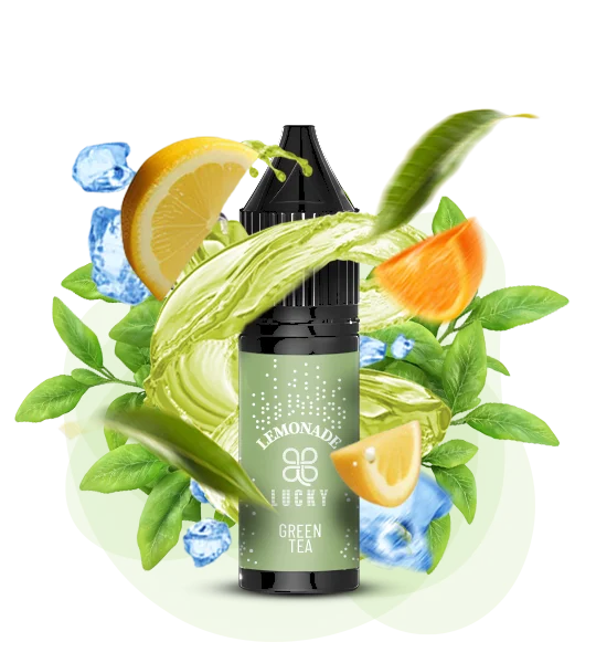 Lucky_liquid_15ml_GreenTeaLemonade Рідина для под системи Lucky Зелений чай Лимонад
