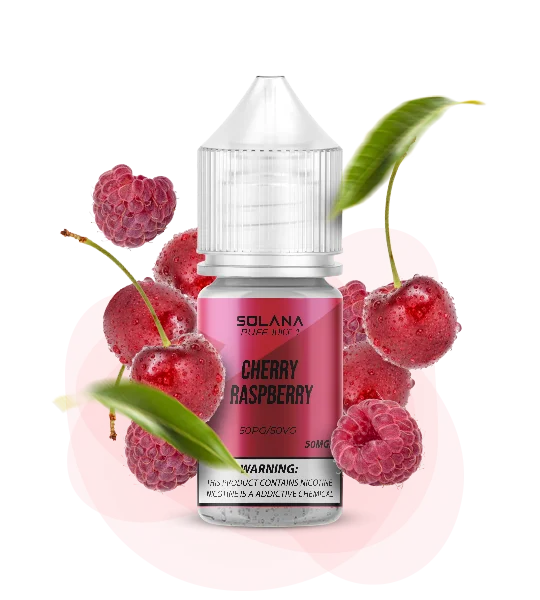 Solana_PuffJuice1_30ml_CherryRaspberry Рідина для вейпу SOLANA Вишня Малина