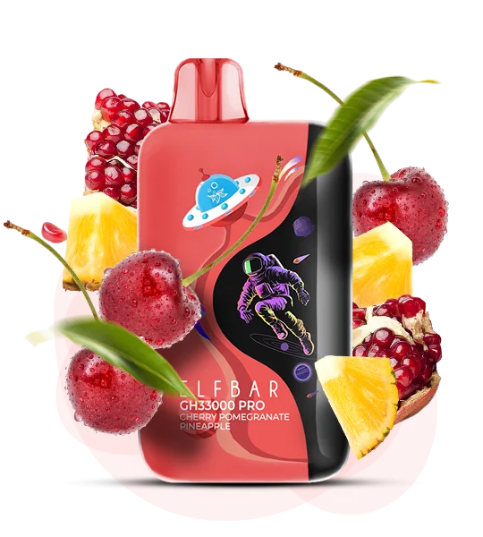 Elfbar_GH33000_Pro_CherryPomegranatePineapple Одноразка Elf Bar GH33000 Pro Вишня Гранат Ананас