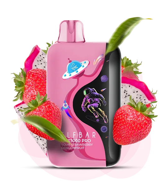 Elfbar_GH33000_Pro_SourStrawberryDragonfruit Одноразка Elf Bar GH33000 Pro Кисла Полуниця Драконів фрукт