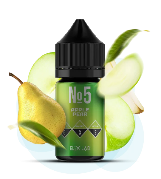 Elix Crystal_30ml_ApplePear Рідина Elix Crystal Apple Pear 30 мл - Зображення 1