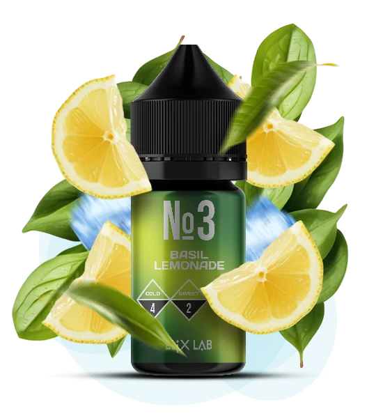 Elix Crystal_30ml_BasilLemonade Рідина Elix Crystal Basil Lemonade 30 мл - Зображення 1