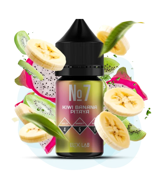Elix Crystal_30ml_KiwiBananaPitaya Рідина Elix Crystal Kiwi Banana Pitaya 30 мл - Зображення 1