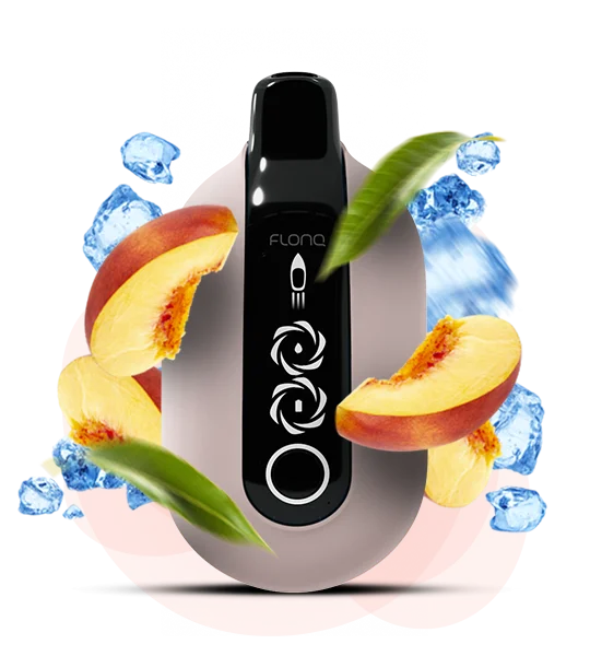 Flonq_Ultra_20000_PeachIcy Одноразова Pod-система Flonq Ultra 20000 Peach Icy - Зображення 1