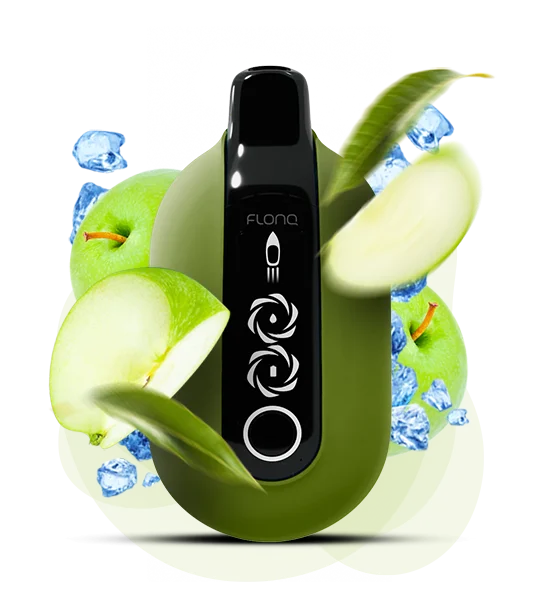 Flonq_Ultra_20000_SourAppleIcy Одноразова Pod-система Flonq Ultra 20000 Sour Apple Icy - Зображення 1