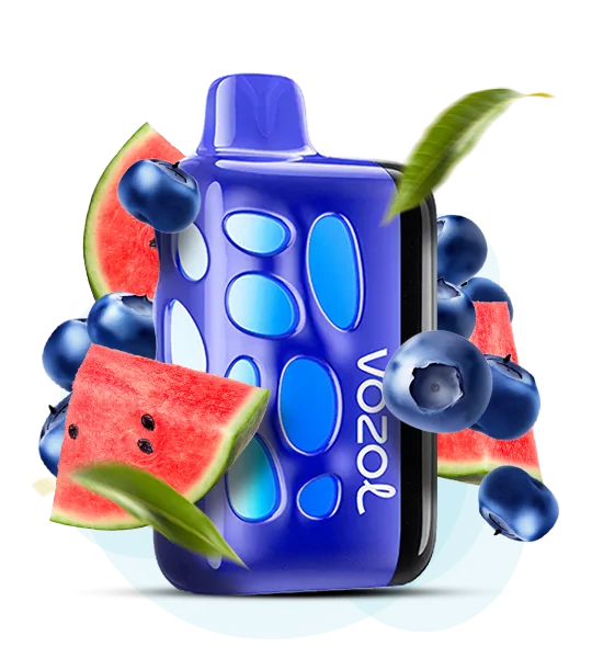 Vozol_Rave40000_BlueberryWatermelon Одноразова Pod-система Vozol Rave 40000 Blueberry Watermelon - Зображення 1