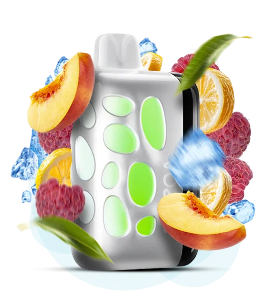 Vozol_Rave40000_PeachRaspberryLemonade Одноразова Pod-система Vozol Rave 40000 Peach Raspberry Lemonade - Зображення 1