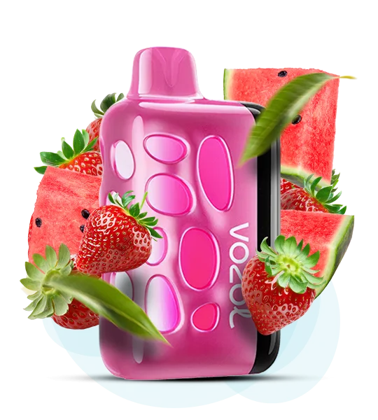 Vozol_Rave40000_StrawberryWatermelon Одноразова Pod-система Vozol Rave 40000 Strawberry Watermelon - Зображення 1