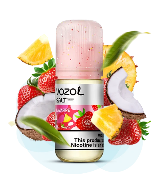 Vozol_Salt_Prime_30ml_LavaFire Рідина Vozol Prime Lava Fire 30мл - Зображення 1
