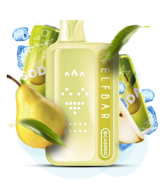 ElfBar_BC45000_PearSoda Одноразова Pod-система Elf Bar BC 45000 Pear Soda - Зображення 1