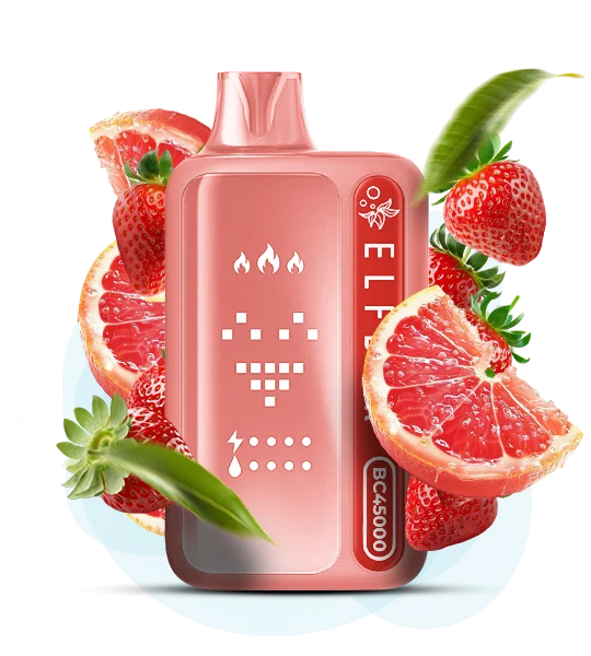 ElfBar_BC45000_StrawberryGrapefruit Одноразова Pod-система Elf Bar BC 45000 Strawberry Grapefruit - Зображення 1