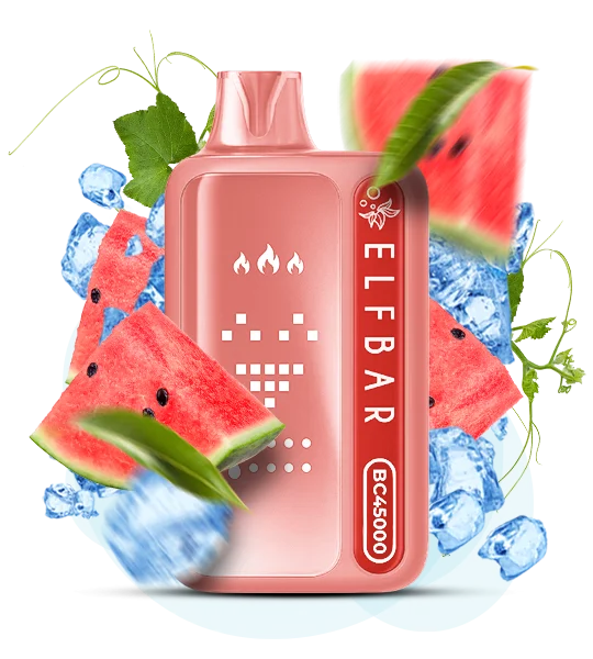 ElfBar_BC45000_WatermelonIce Одноразова Pod-система Elf Bar BC 45000 Watermelon Ice - Зображення 1
