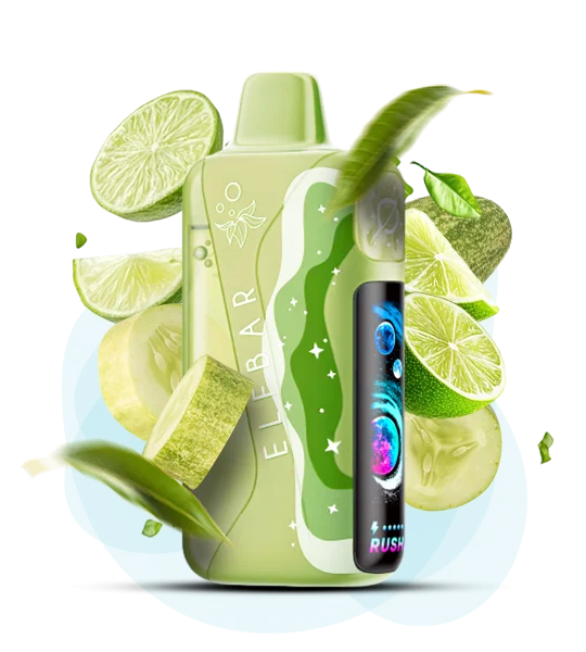 Elfbar_LushKingPro_40000_CucumberLime Одноразова Pod-система Elf Bar Lush King Pro 40000 Cucumber Lime - Зображення 1