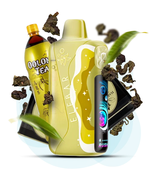 Elfbar_LushKingPro_40000_MilkyOolong Одноразова Pod-система Elf Bar Lush King Pro 40000 Milky Oolong - Зображення 1
