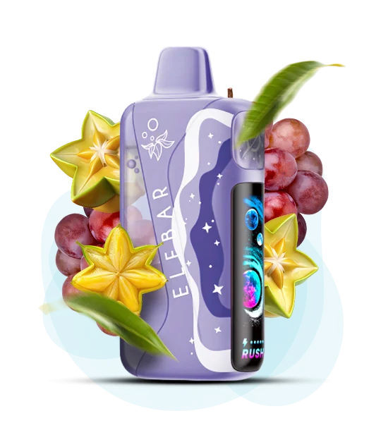 Elfbar_LushKingPro_40000_StarfruitGrape Одноразова Pod-система Elf Bar Lush King Pro 40000 Starfruit Grape - Зображення 1