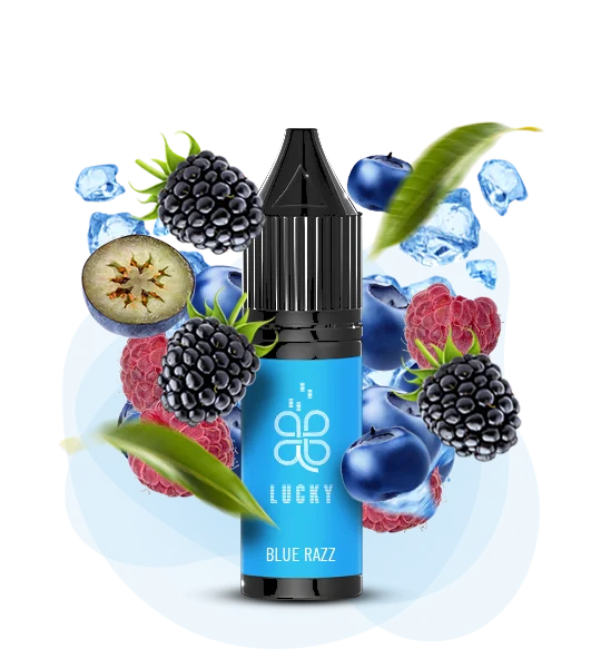 Lucky_liquid_15ml_Bluerazz Рідина Lucky Blue Razz 15 мл/ 50мг - Зображення 1
