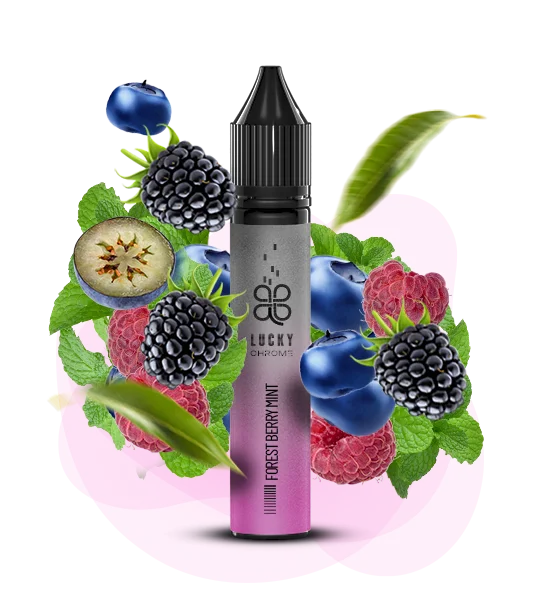 Lucky_Chrome_30ml_Forest Berry Mint_ Рідина Lucky Chrome Forest Berry Mint 30 мл/ 50мг - Зображення 1