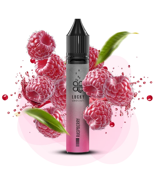 Lucky_Chrome_30ml_Raspberry Рідина Lucky Chrome Raspberry 30 мл/ 50мг - Зображення 1