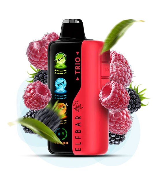 ElfBar_Trio40000_ScaryBerry Одноразова Pod-система Elf Bar Trio 40000 Scary Berry - Зображення 1