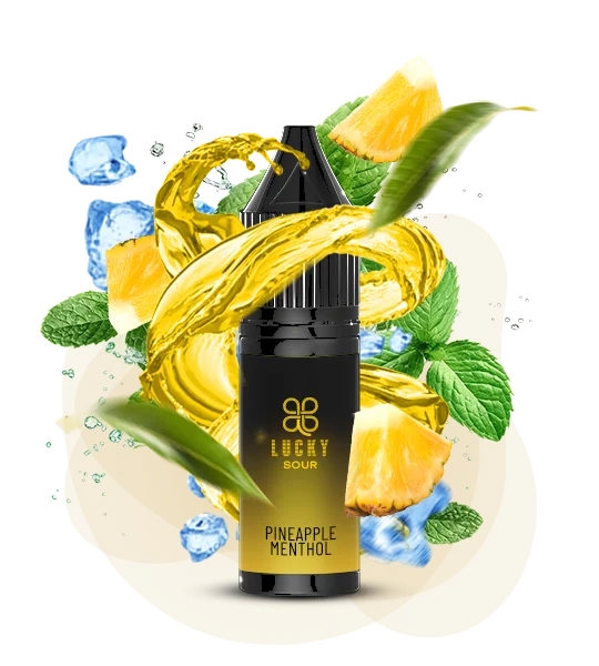 Lucky_sour_15ml_PineappleMenthol Рідина Lucky Sour Pineapple Menthol 15 мл/ 50мг - Зображення 1