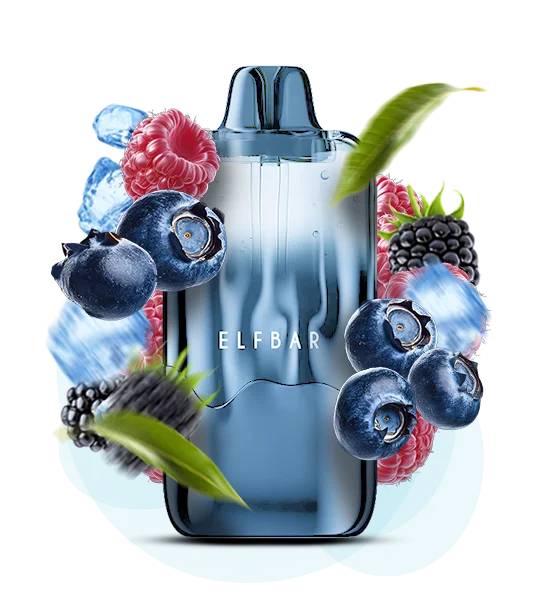 Elfbar_Duke_30000_Blue Razz Ice Одноразовая Pod-система Elf Bar Duke 30000 Blue Razz Ice — изображение 1