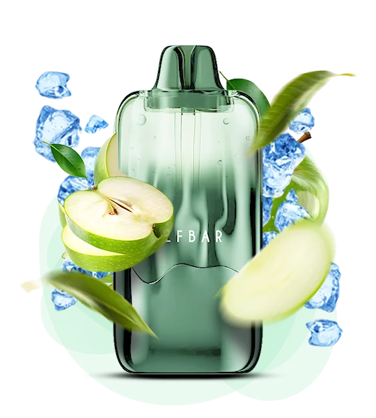 Elfbar_Duke_30000_Sour Apple Ice Одноразовая Pod-система Elf Bar Duke 30000 Sour Apple Ice — изображение 1